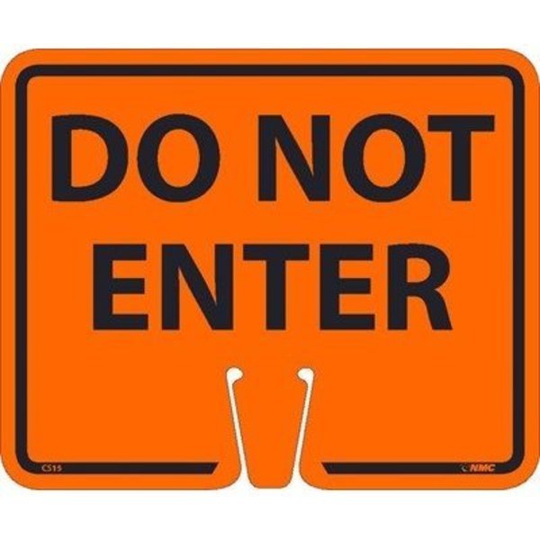 Nmc Safety Cone Do Not Enter Sign CS15